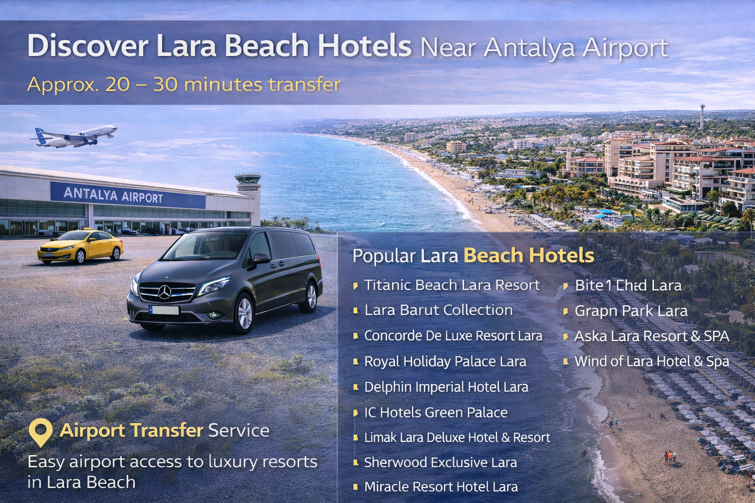 Lara Beach Hotels nahe Flughafen Antalya entdecken